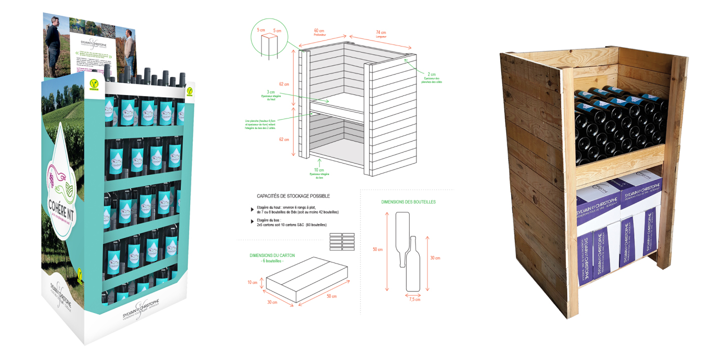 Box Biocoop - mockup carton, plan et photo